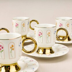 طقم أكواب قهوة أكار أرينا، 6 قطع - متنوع - 90 مل - 3