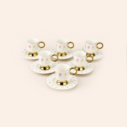 Acar Arena 6-Piece Coffee Cup Set - Assorted - 90 ml - Luxury Home