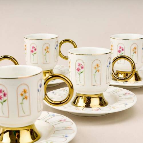 Acar Arena 6-Piece Coffee Cup Set - Assorted - 90 ml - 3