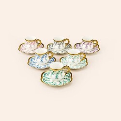 Acar Malissa 6-Piece Cup Set - Assorted - 90 ml - Vip Living