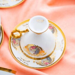 طقم أكواب قهوة أكار روزانا، 6 قطع - ملون - 90 مل - 5