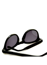 نظارات Allen 104A أسيتات أسود نظارات شمسية نسائية - 4