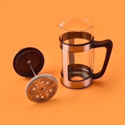 Alpina French Press - Transparent / Gray / Black - 1 lt - 4