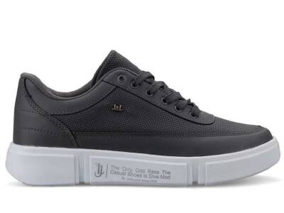 حذاء جاك ليون X-20 للرجال مصنوع من الجلد - دخاني/أبيض - 1