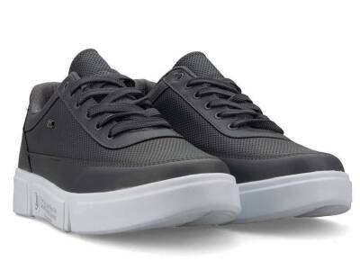 حذاء جاك ليون X-20 للرجال مصنوع من الجلد - دخاني/أبيض - 2