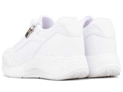 حذاء رياضي نسائي من ماركو لاوبر سكين 04 - أبيض/أبيض - 3