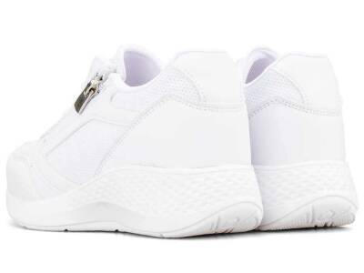 حذاء رياضي نسائي من ماركو لاوبر سكين 04 - أبيض/أبيض - 3