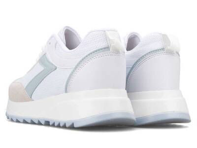 حذاء رياضي ماركو لوبر 1603 جلد للنساء - أبيض/أزرق - 3