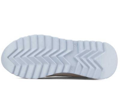 حذاء رياضي ماركو لوبر 1603 جلد للنساء - أبيض/أزرق - 4