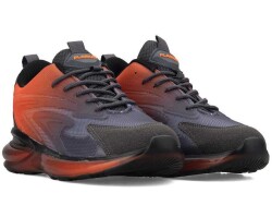 حذاء رياضي رجالي Plarium 030 Anrk Digital - دخاني/برتقالي - 2