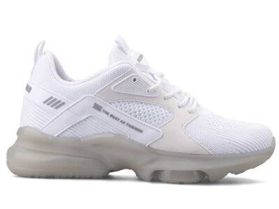 حذاء رياضي رجالي من Plarium 040 - أبيض/فضي - 1