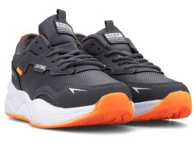 حذاء رياضي سكوت 011 للرجال - مدخن/أبيض/برتقالي - 2