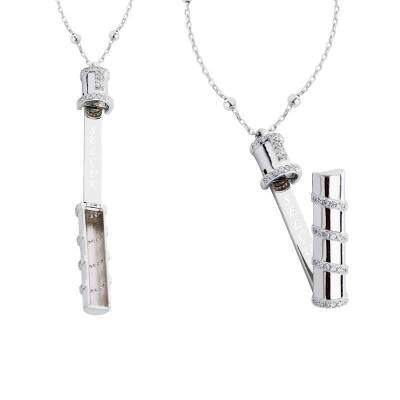 قلادة فضية اسمها لحن الحب المتداخل - 1