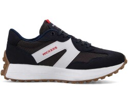 حذاء Anrk الرياضي للرجال من Wickers 2546 - أزرق داكن/أبيض/أحمر - 1