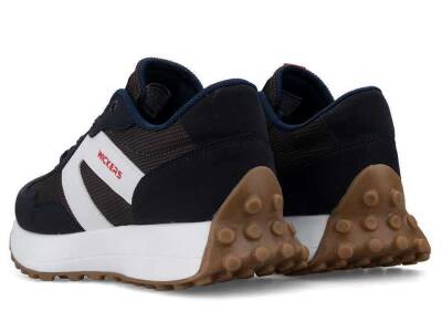 حذاء Anrk الرياضي للرجال من Wickers 2546 - أزرق داكن/أبيض/أحمر - 3