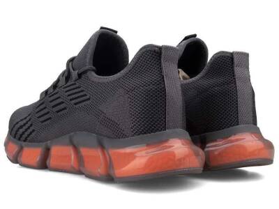 أحذية رياضية تريكو للرجال من Wickers 2549 - دخاني/أسود/برتقالي - 3