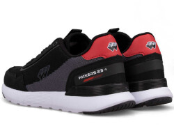 أحذية رياضية تريكو للرجال من Wickers 2562 - أسود/دخاني/أحمر - 3