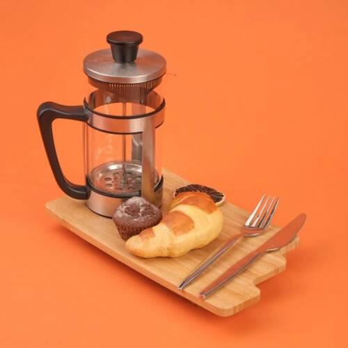 Arow French Press - Transparent / Black / Gray - 600 ml - 2