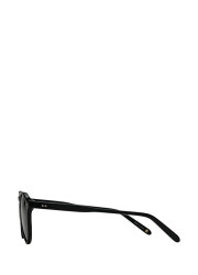 Barbarossa Black Acetate Unisex Sunglasses - 2