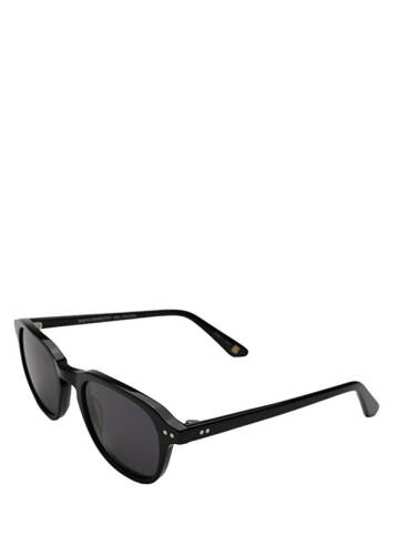 Barbarossa Black Acetate Unisex Sunglasses - 3