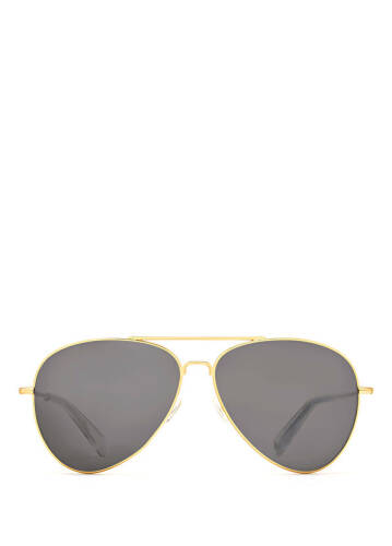 نظارات شمسية Burn 113B ذهبية معدنية للنساء - 1