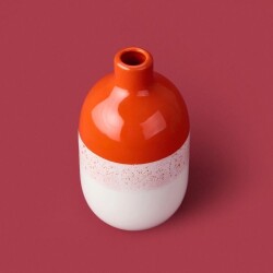 Deco Earthy Hues Vase - Orange - 25 cm - 3