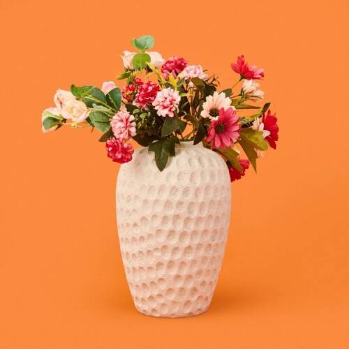 Deco Hermosa Vase - Beige - 26 cm - 2