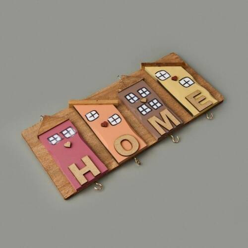 Deco Home Wall Hanger - Colorful - 35x15 cm - 2