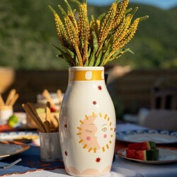 Deco Sun Madness Vase - Colorful - 27 cm - Luxury Home