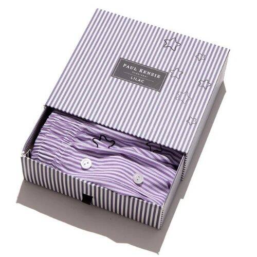 شورتات منزلية رجالية مطرزة - أرجواني فاتح - 2