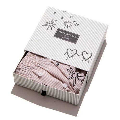 شورتات منزلية رجالية مطرزة - رملي - 2