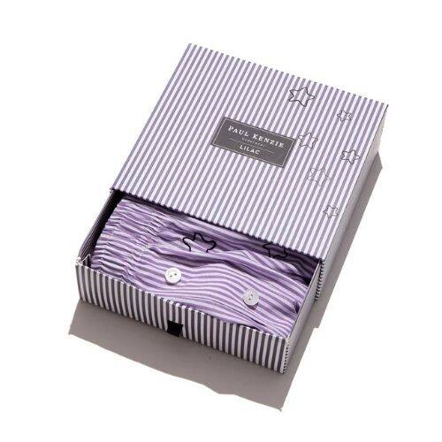 Embroidered Women's Home Shorts - Lilac - 2