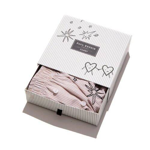 Embroidered Women's Home Shorts - Sandy - 2