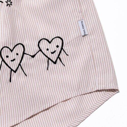 Embroidered Women's Home Shorts - Sandy - 3