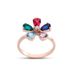 Daisy Model Rose Silver Ring - Vip Accessory