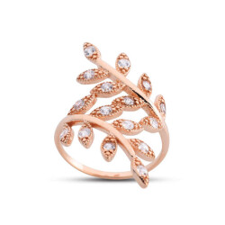 اللبلاب روز اللون خاتم فضة - ملحق لكبار الشخصيات