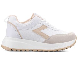 Marco Luber 1603 Women's Sneakers Leather - White/Beige - Luxury Shoes