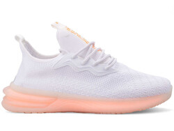 Racing 023 Men's Sneakers Knitwear - White/Orange - Luxury Shoes