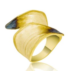 Silver Dry Leaf Women's Ring - Vip Accessory