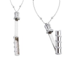 Silver Necklace Named Tune To Nested Love - Vip Accessory