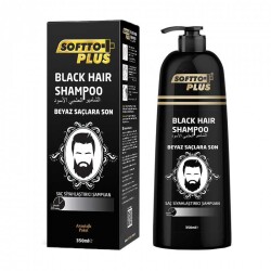 Softto Plus Black Hair Shampoo 350 ML - Vip Beauty