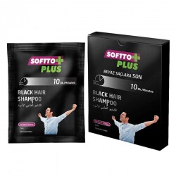 Softto Plus Black Hair Shampoo Disposable 25 ML - Vip Beauty