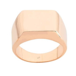 Stoneless Style Silver Rose Ring - Vip Accessory