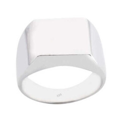 Stoneless Style Silver White Ring - Vip Accessory