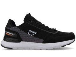 Wickers 2562 Men's Sneakers Knitwear - Black/Smoked/White/Orange - Luxury Shoes