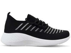 Women's Sneakers Knitwear Jazz Club 01 - Black/White - Luxury Shoes