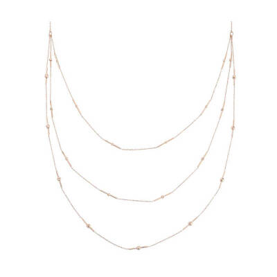 Bulk Bar Long Chain Silver Necklace - 1