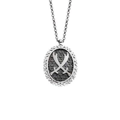 Medallion Zulfikar Men's Silver Necklace - 1