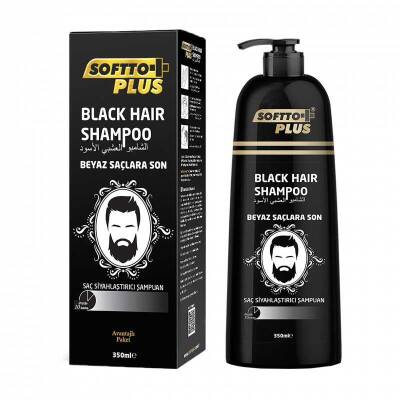 Softto Plus Black Hair Shampoo 350 ML - 1