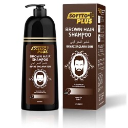Softto Plus Brown Hair Shampoo 350 ML - Vip Beauty